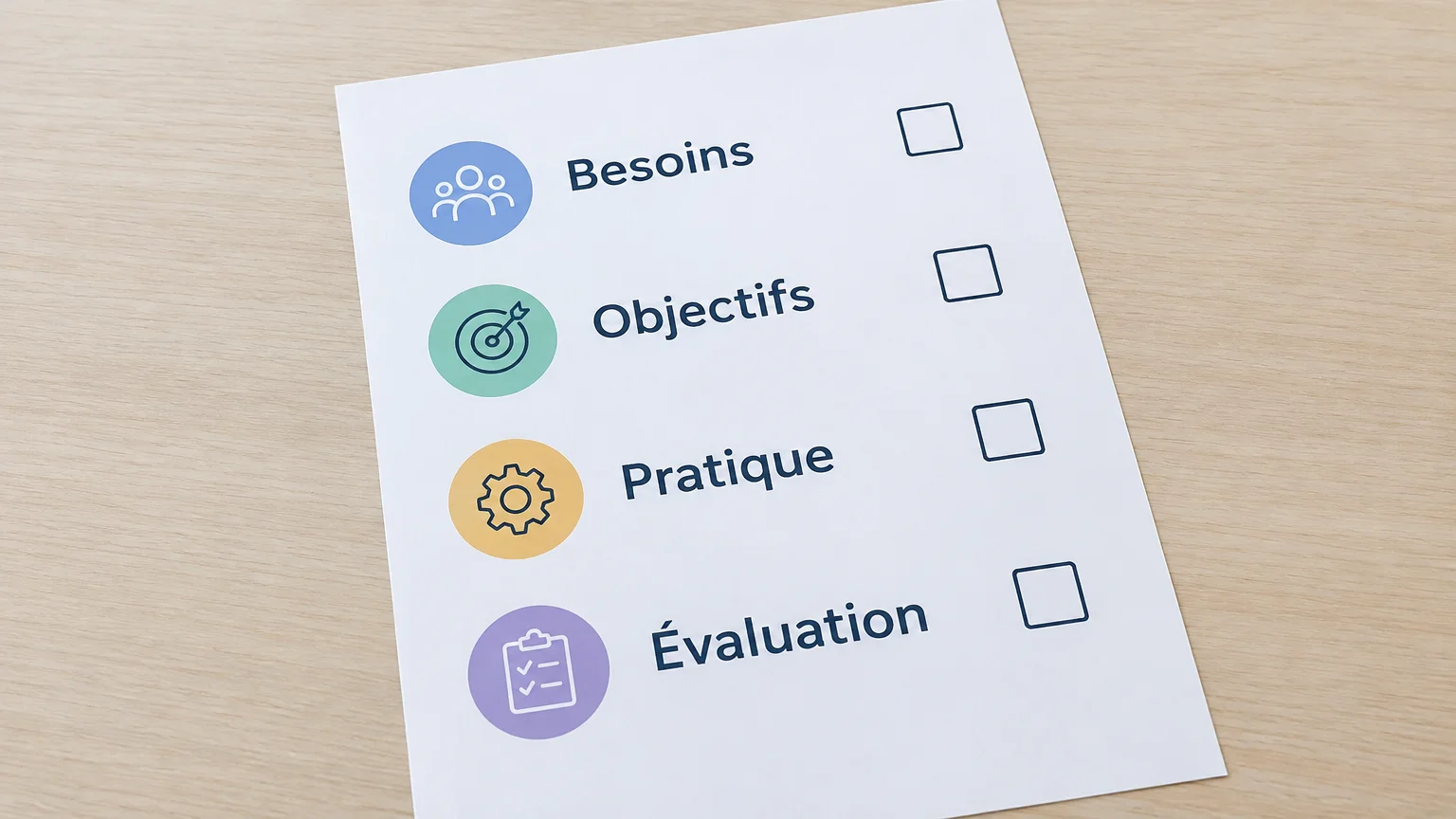 Liste de contrôle pour choisir une formation en management